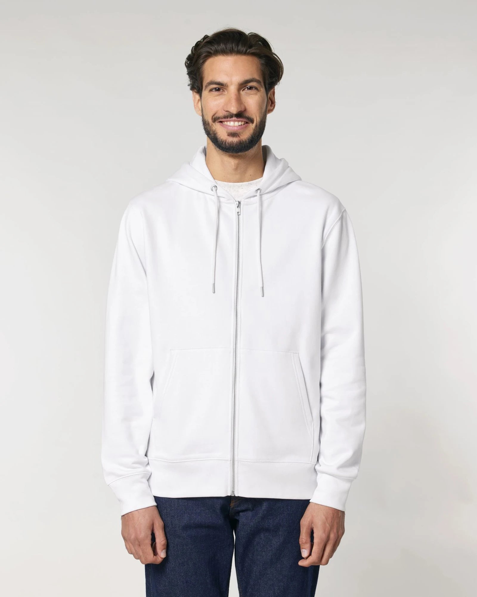 Bluza z kapturem rozpinana z bawełny organicznej Cultivator 2.0 z nadrukiem - 4
