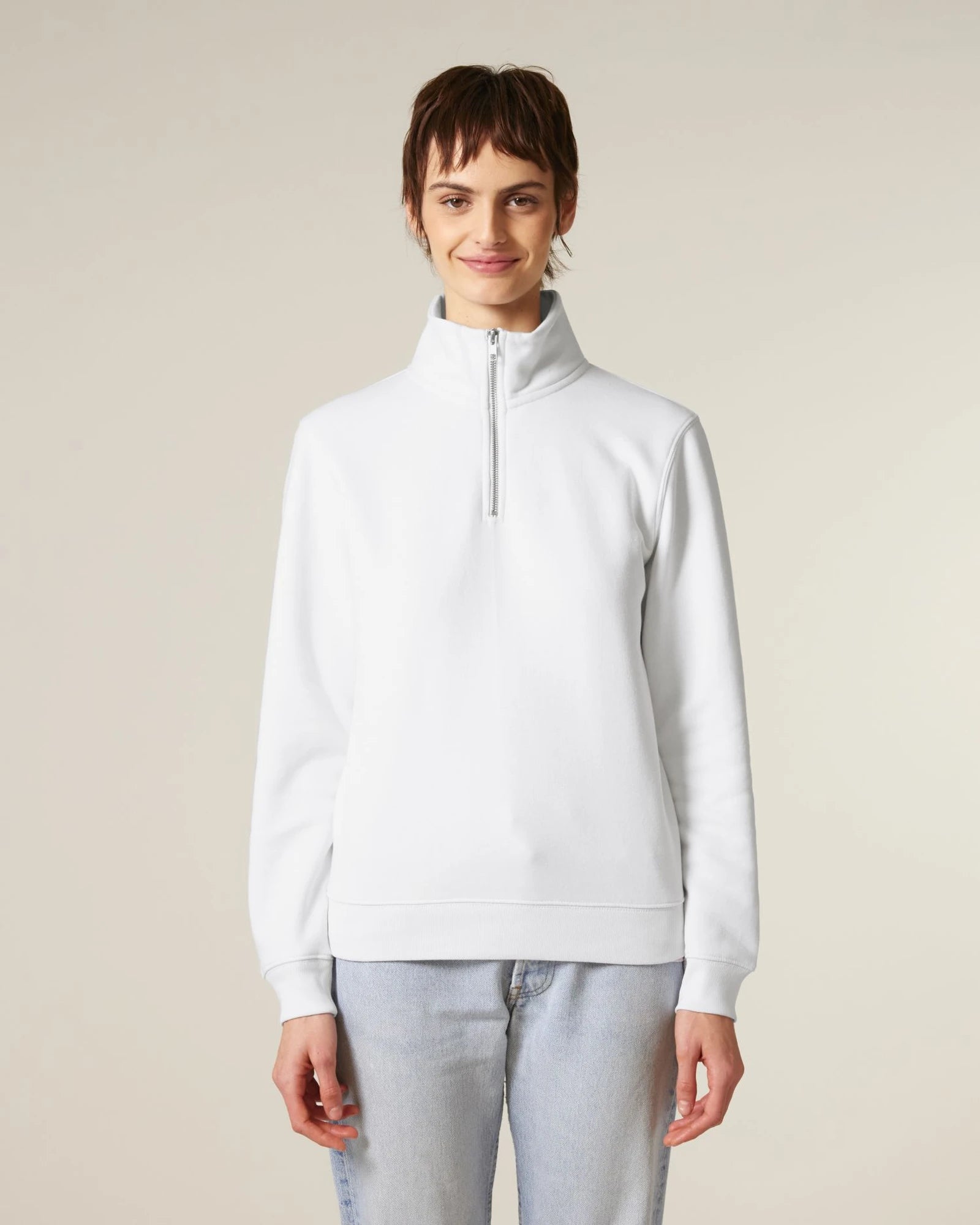 Bluza unisex z bawełny organicznej Stanley/Stella Trucker 2.0 z nadrukiem - 6
