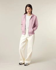 Bluza z kapturem rozpinana unisex Stanley/Stella Mixer z nadrukiem - Bawełniany róż