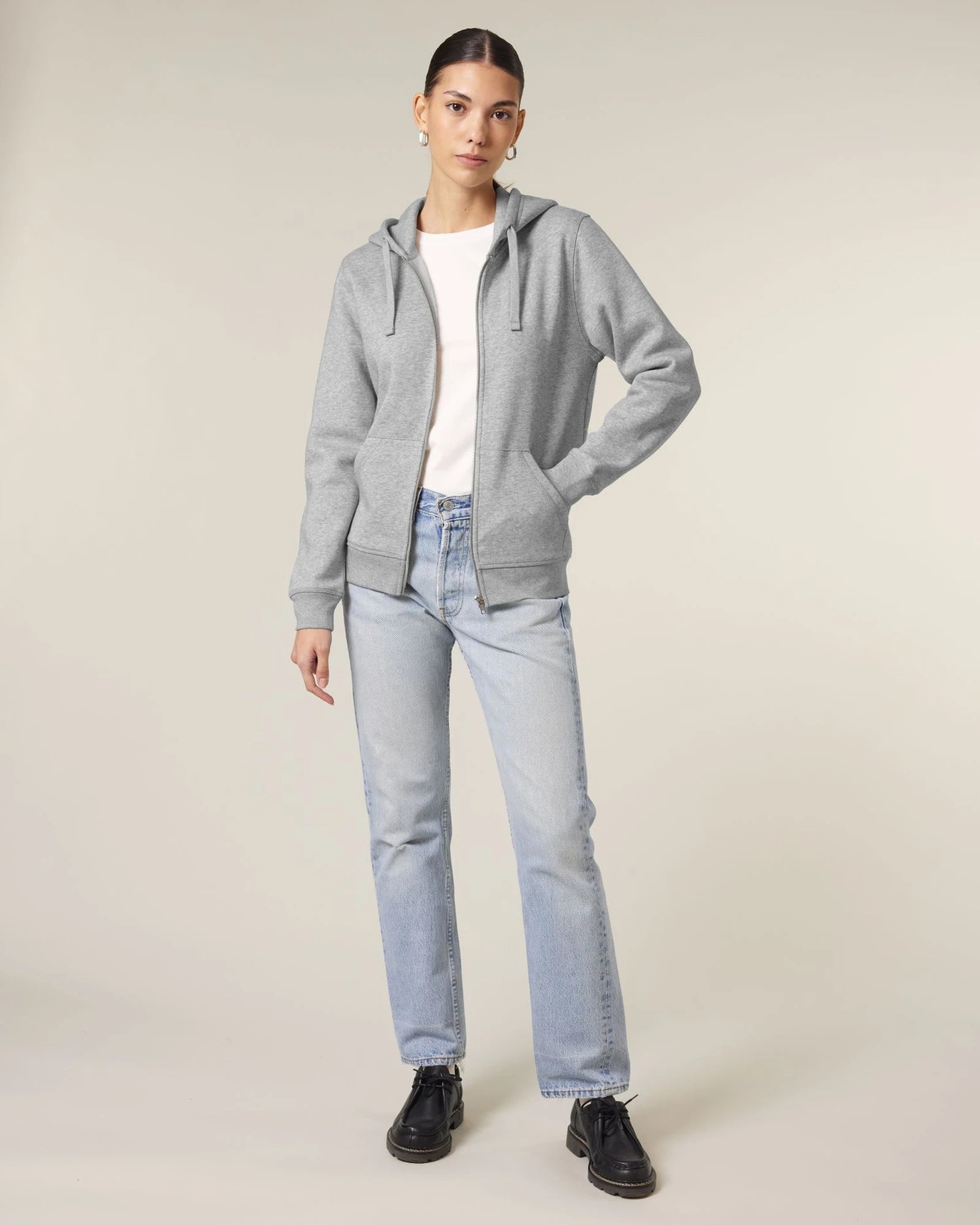 Bluza z kapturem rozpinana unisex Stanley/Stella Mixer z nadrukiem - 11