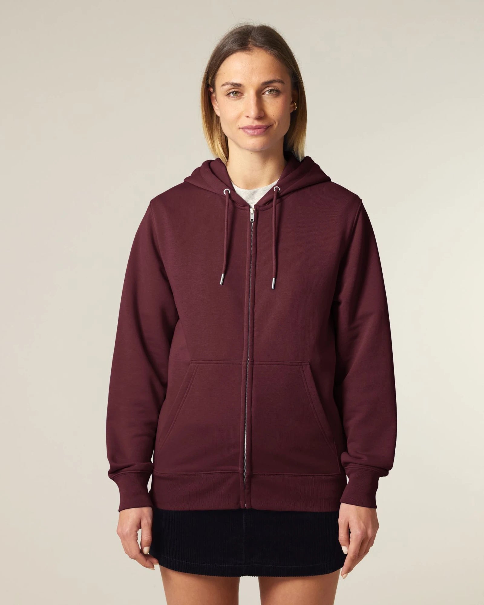 Rozpinana bluza z kapturem z bawełny organicznej Stanley/Stella 2.0 z nadrukiem - 19