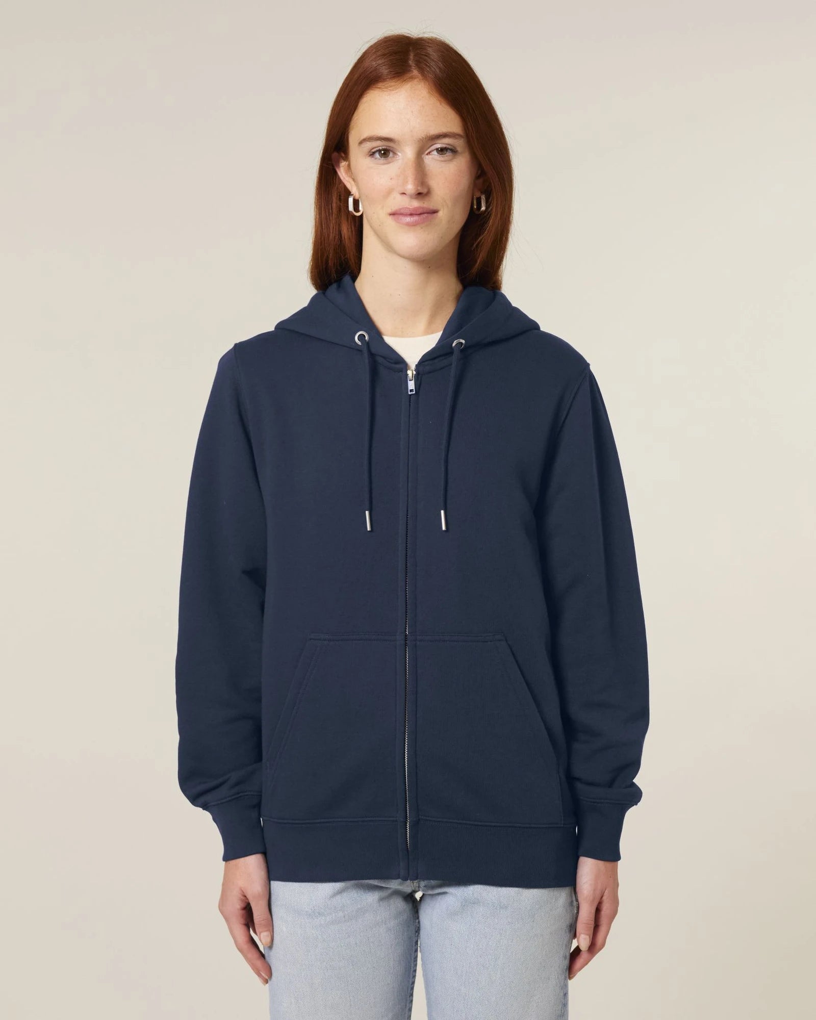 Rozpinana bluza z kapturem z bawełny organicznej Stanley/Stella 2.0 z nadrukiem - 10