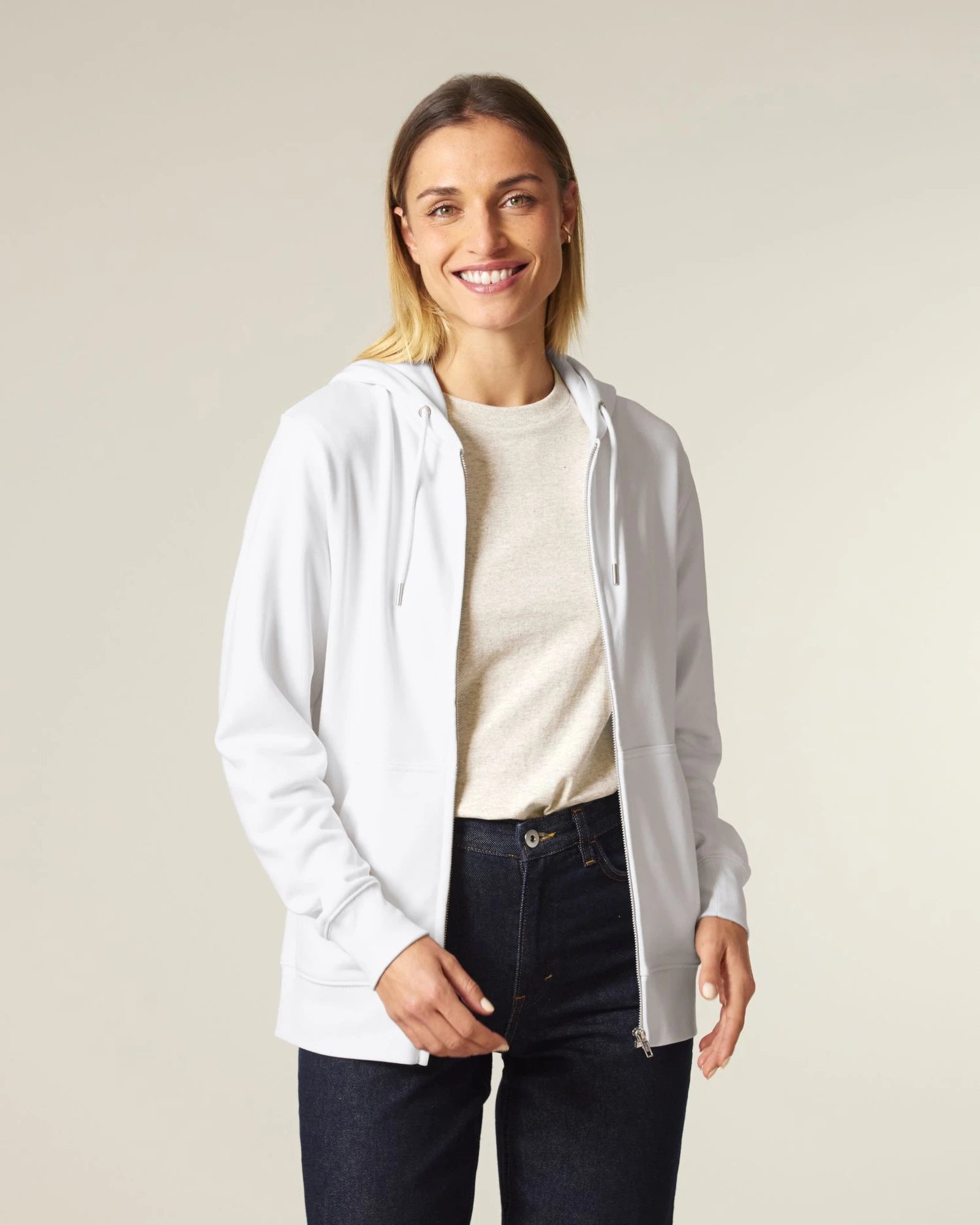 Rozpinana bluza z kapturem z bawełny organicznej Stanley/Stella 2.0 z nadrukiem - 5