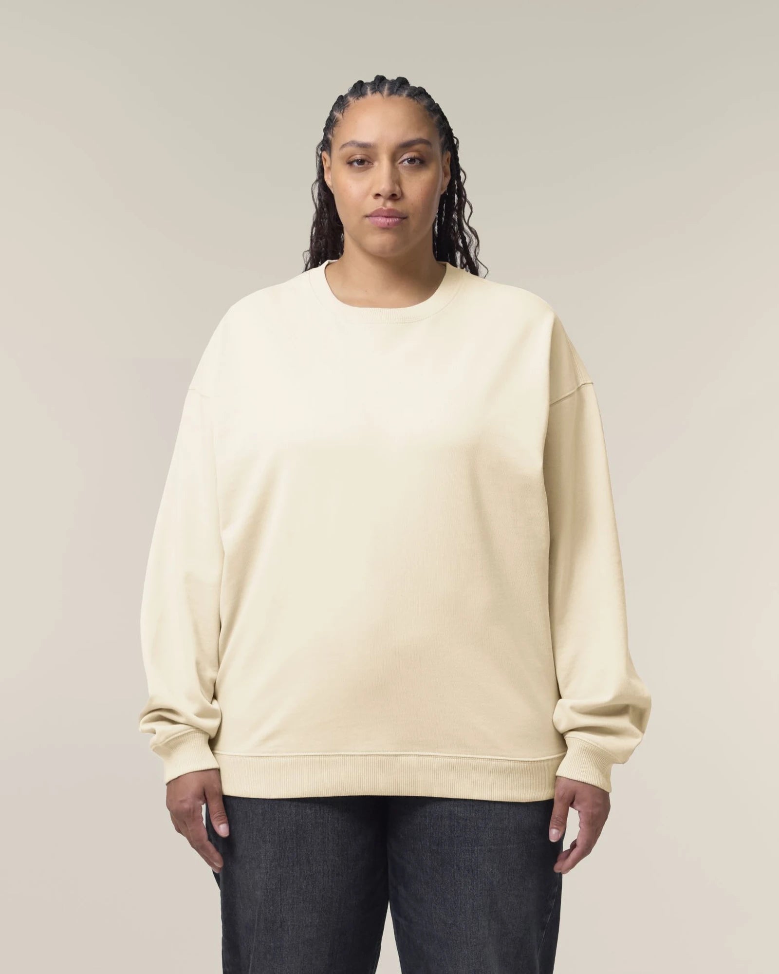 Bluza unisex oversize z bawełny organicznej Stanley/Stella Radder 2.0 z nadrukiem - 50