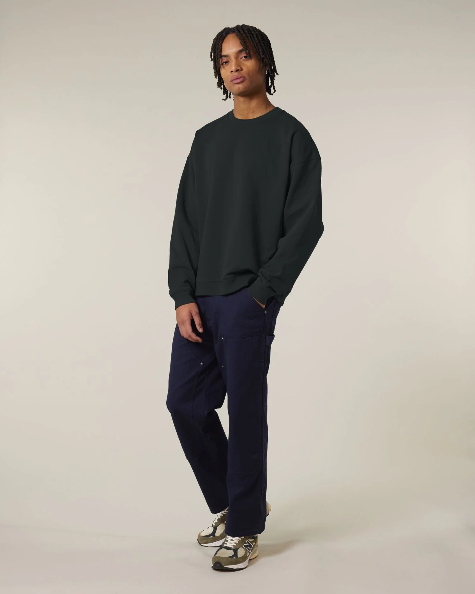 Bluza unisex oversize z bawełny organicznej Stanley/Stella Radder 2.0 z nadrukiem - 1