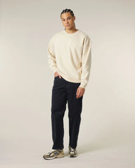 Bluza unisex oversize z bawełny organicznej Stanley/Stella Radder 2.0 z nadrukiem - Naturalny surowy