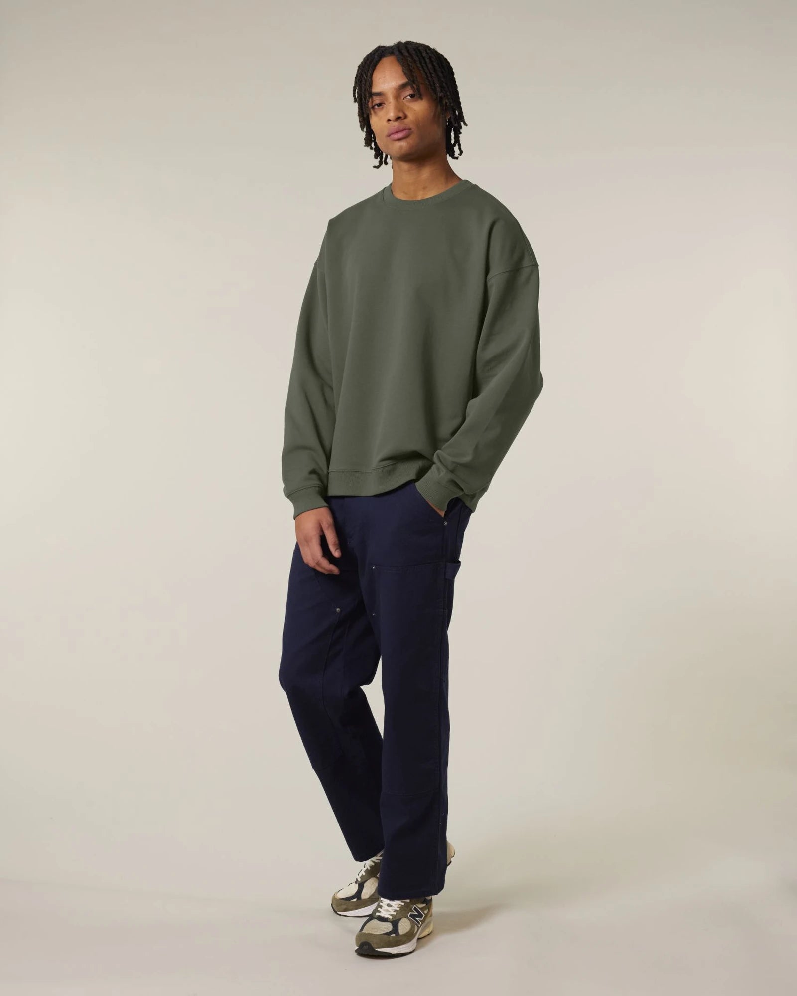 Bluza unisex oversize z bawełny organicznej Stanley/Stella Radder 2.0 z nadrukiem - 35