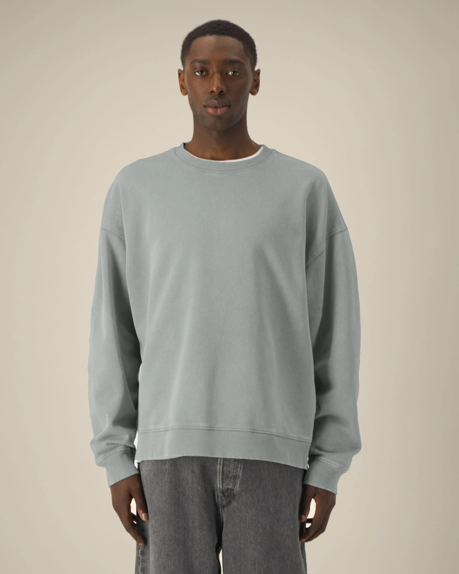 Bluza z okrągłym dekoltem z bawełny organicznej Stanley/Stella Radder 2.0 z nadrukiem - 2