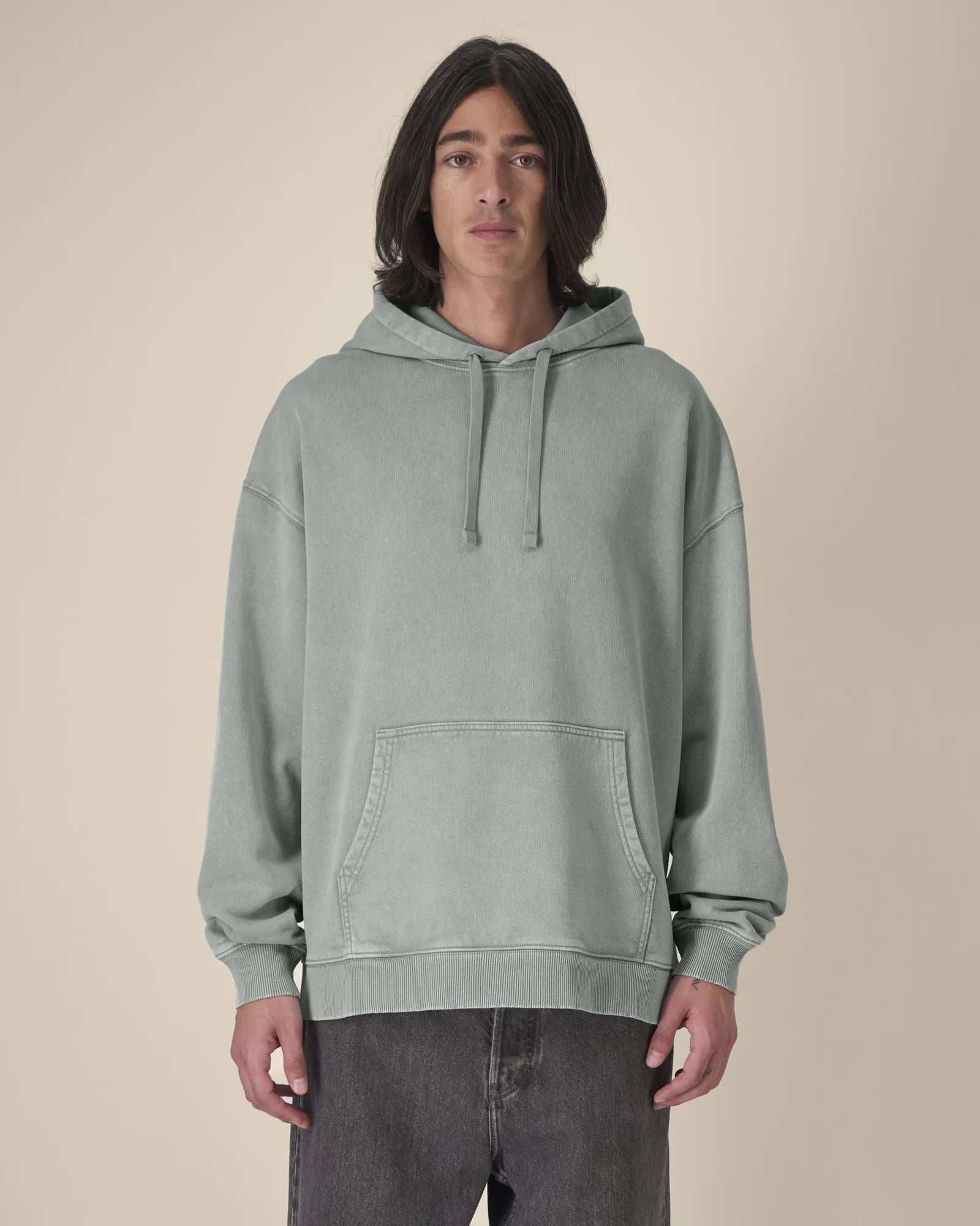 Bluza z kapturem oversize z bawełny organicznej Stanley/Stella Slammer z nadrukiem - 2