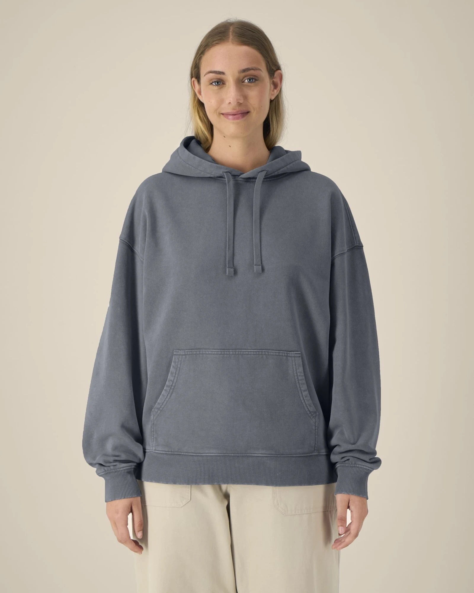 Bluza z kapturem oversize z bawełny organicznej Stanley/Stella Slammer z nadrukiem - 12