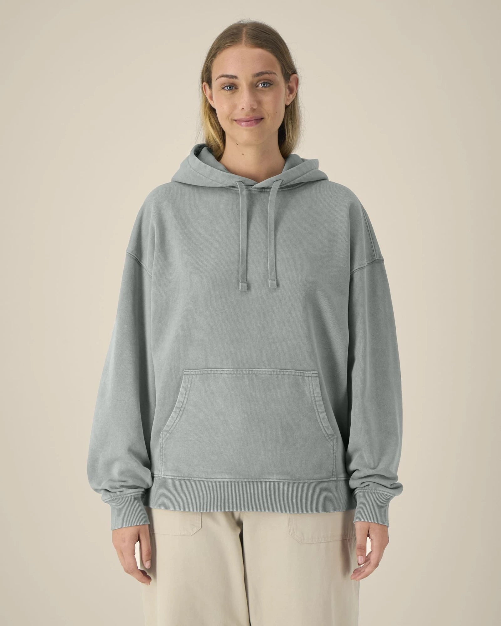 Bluza z kapturem oversize z bawełny organicznej Stanley/Stella Slammer z nadrukiem - 5