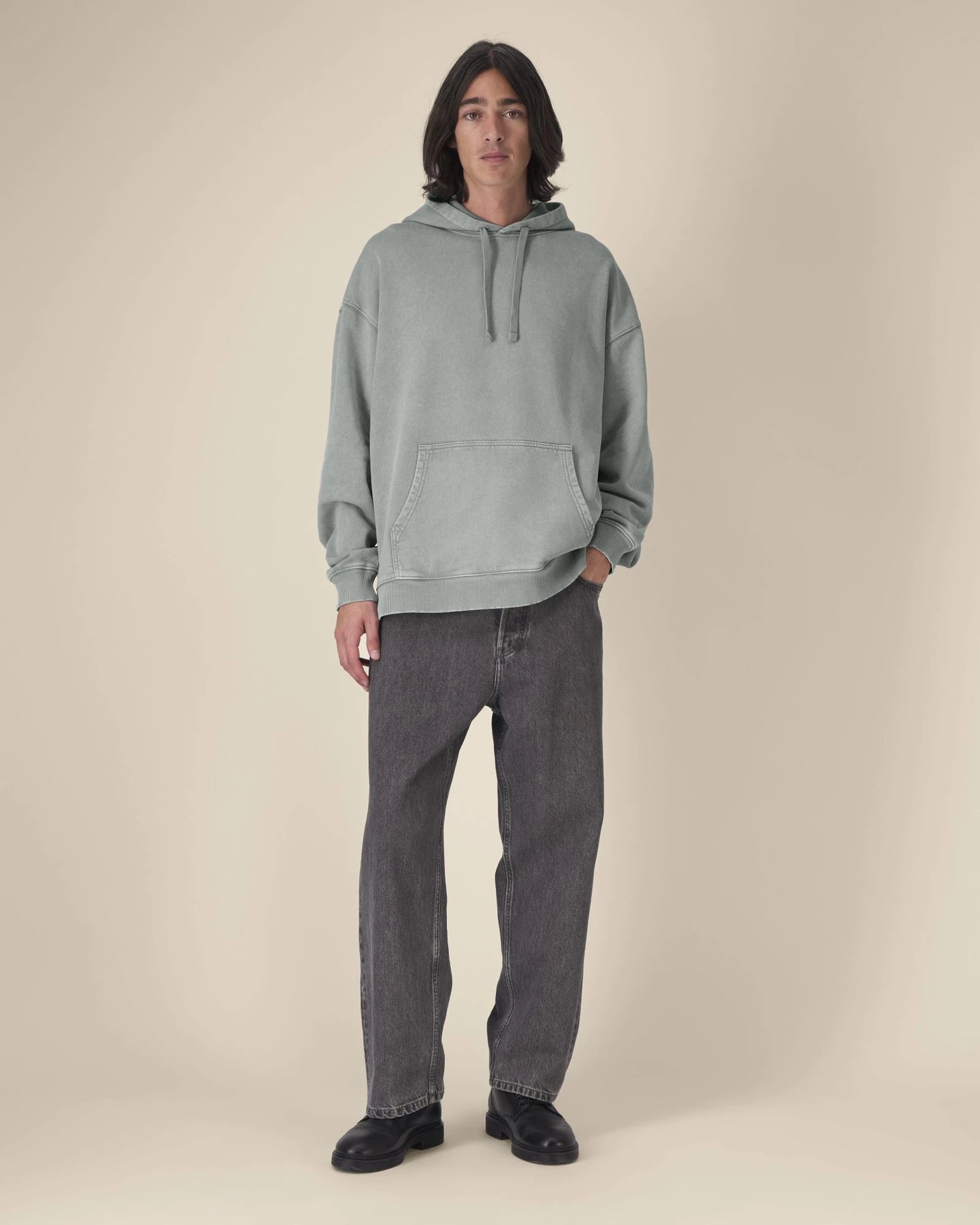 Bluza z kapturem oversize z bawełny organicznej Stanley/Stella Slammer z nadrukiem - 1