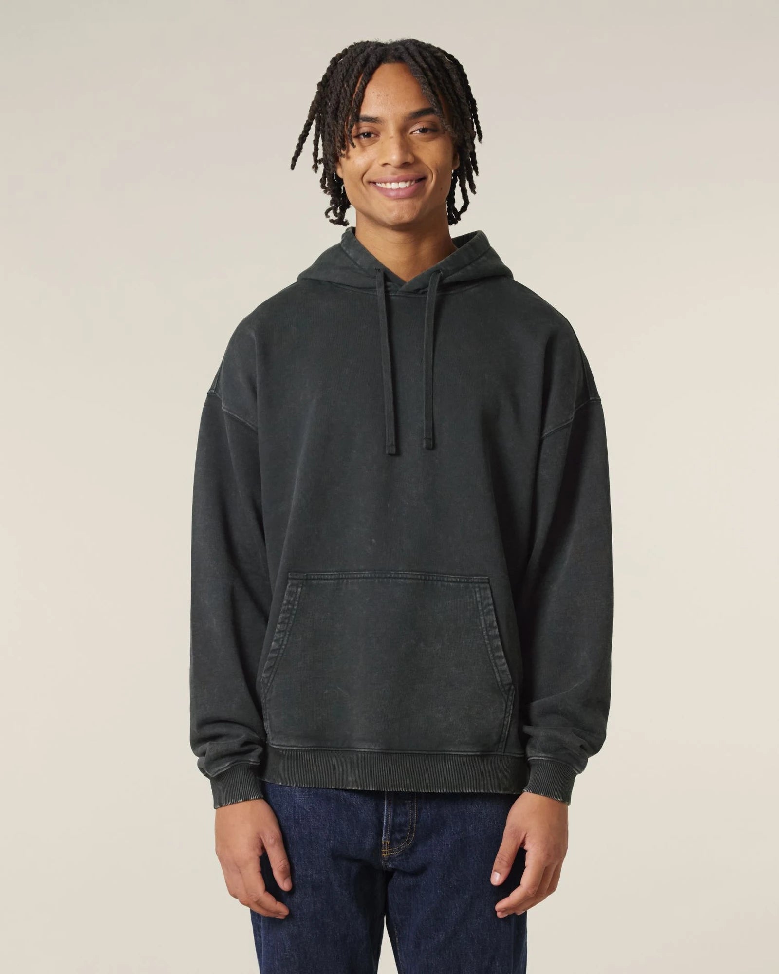 Bluza z kapturem oversize z bawełny organicznej Stanley/Stella Slammer z nadrukiem - 22