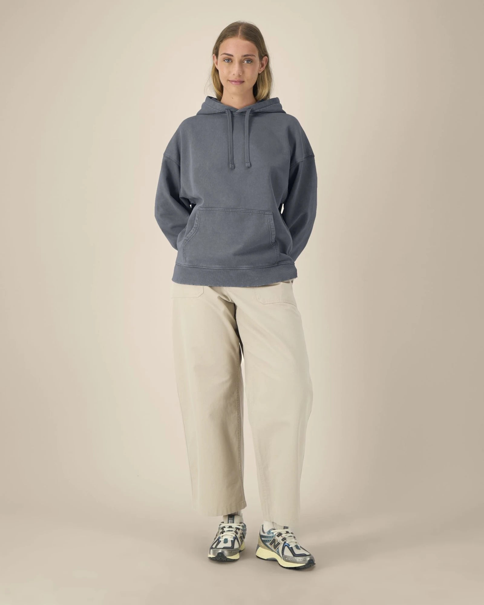 Bluza z kapturem oversize z bawełny organicznej Stanley/Stella Slammer z nadrukiem - 11
