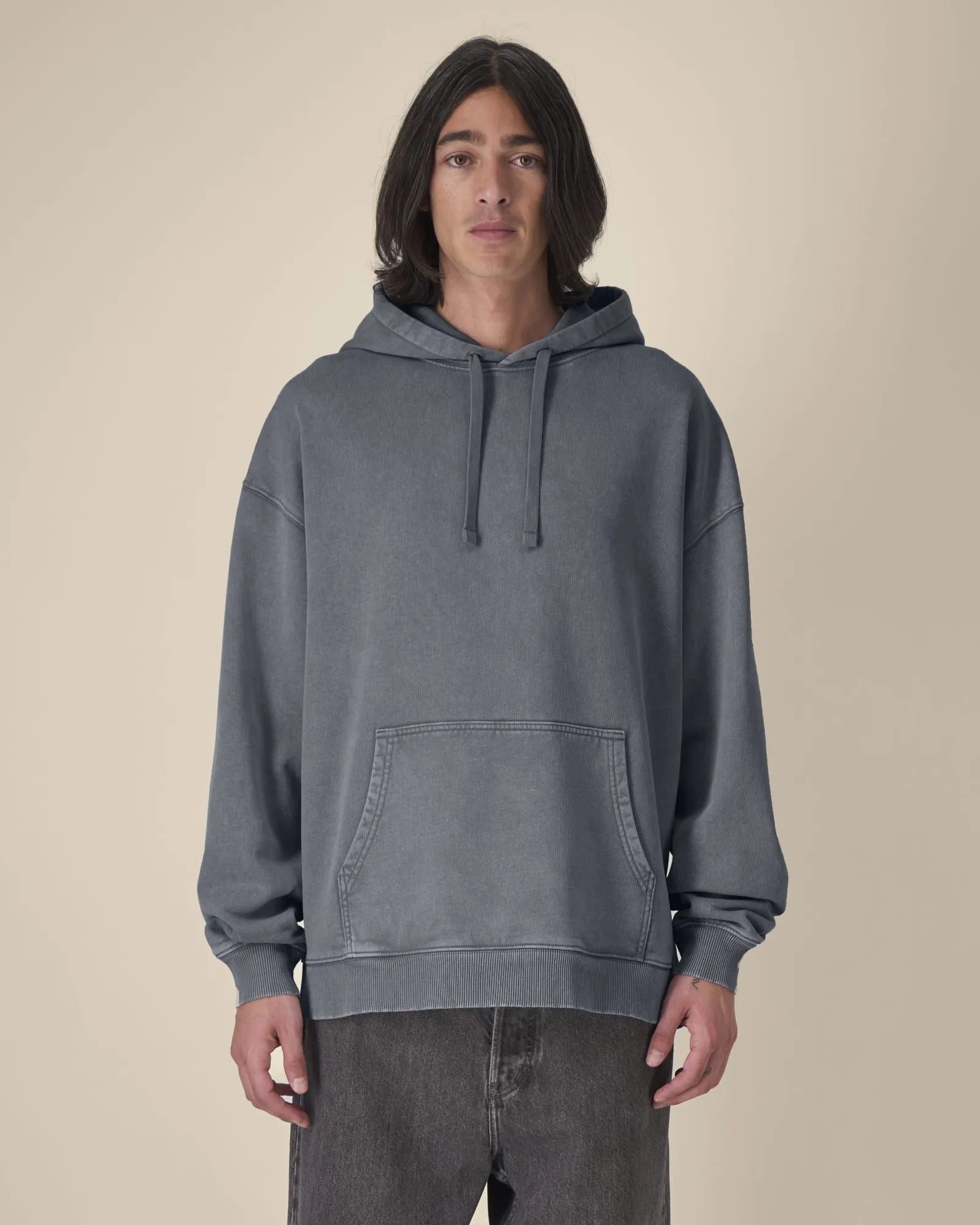 Bluza z kapturem oversize z bawełny organicznej Stanley/Stella Slammer z nadrukiem - 8