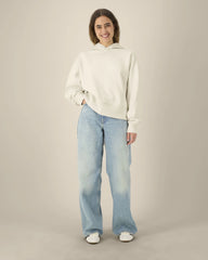 Bluza z kapturem unisex z bawełny z recyklingu Stanley/Stella z nadrukiem - Naturalny surowy