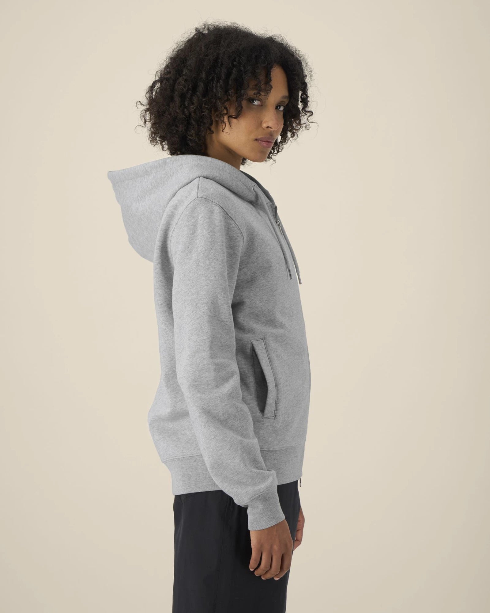 Bluza z kapturem rozpinana z bawełny organicznej Astor z nadrukiem - 25