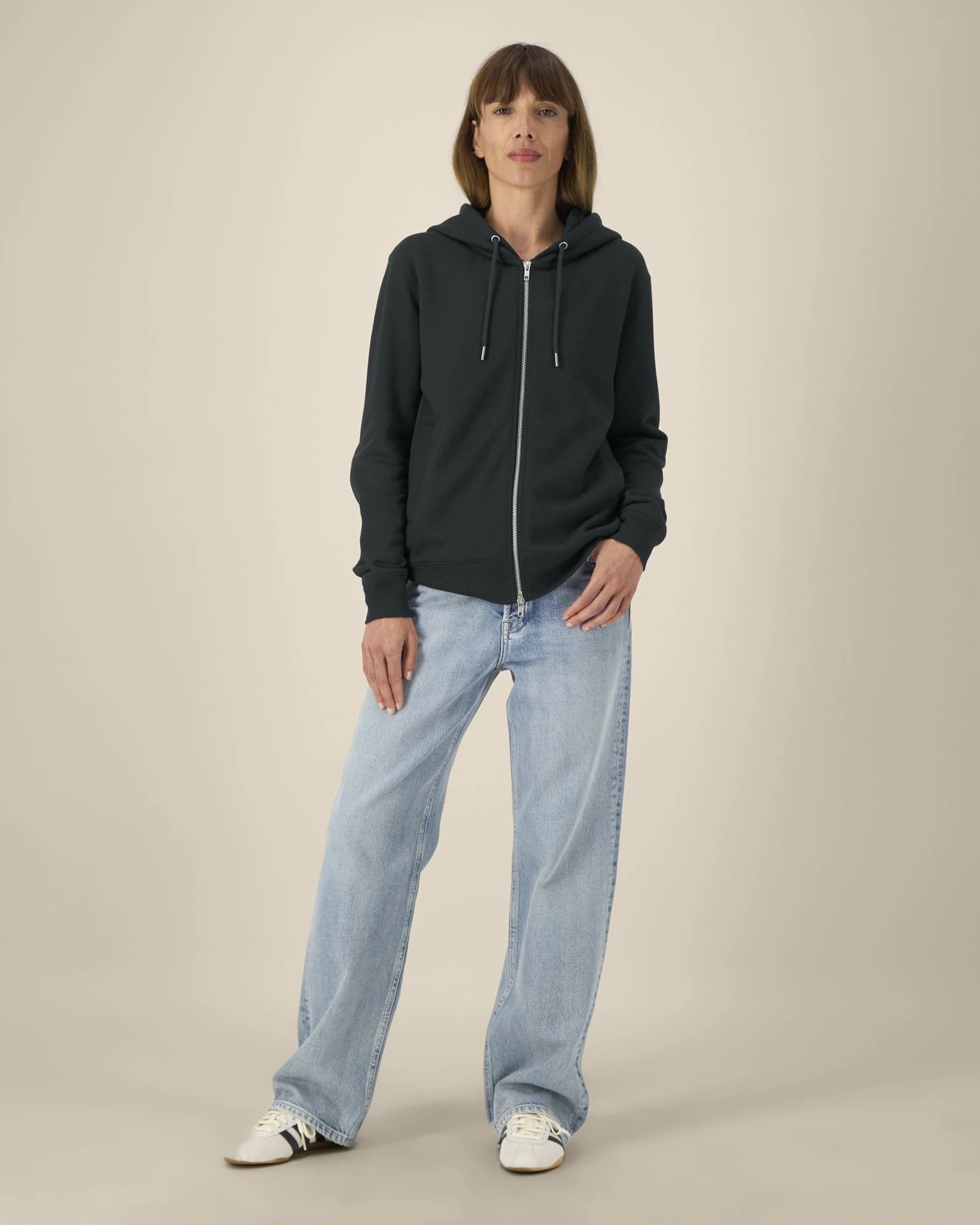 Bluza z kapturem rozpinana z bawełny organicznej Astor z nadrukiem - 5