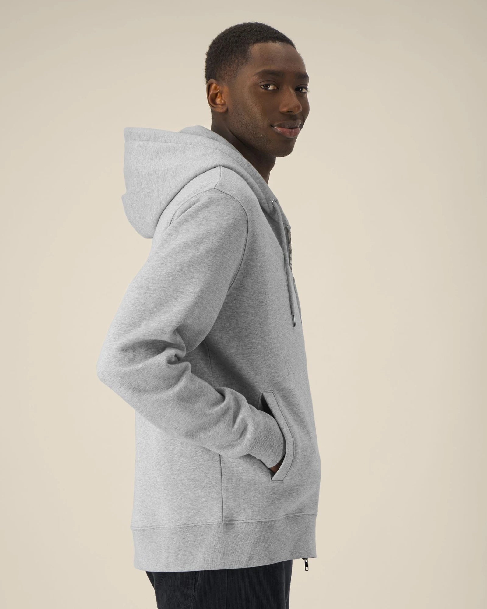 Bluza z kapturem rozpinana z bawełny organicznej Astor z nadrukiem - 22