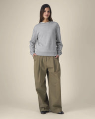 Bluza unisex z bawełny z recyklingu Stanley/Stella z nadrukiem - Szary melanż