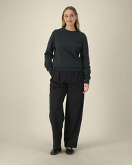 Bluza unisex z bawełny z recyklingu Stanley/Stella z nadrukiem - Czarny