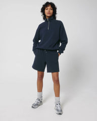 Bluza unisex z bawełny organicznej Stanley/Stella Miller z nadrukiem - Granatowy
