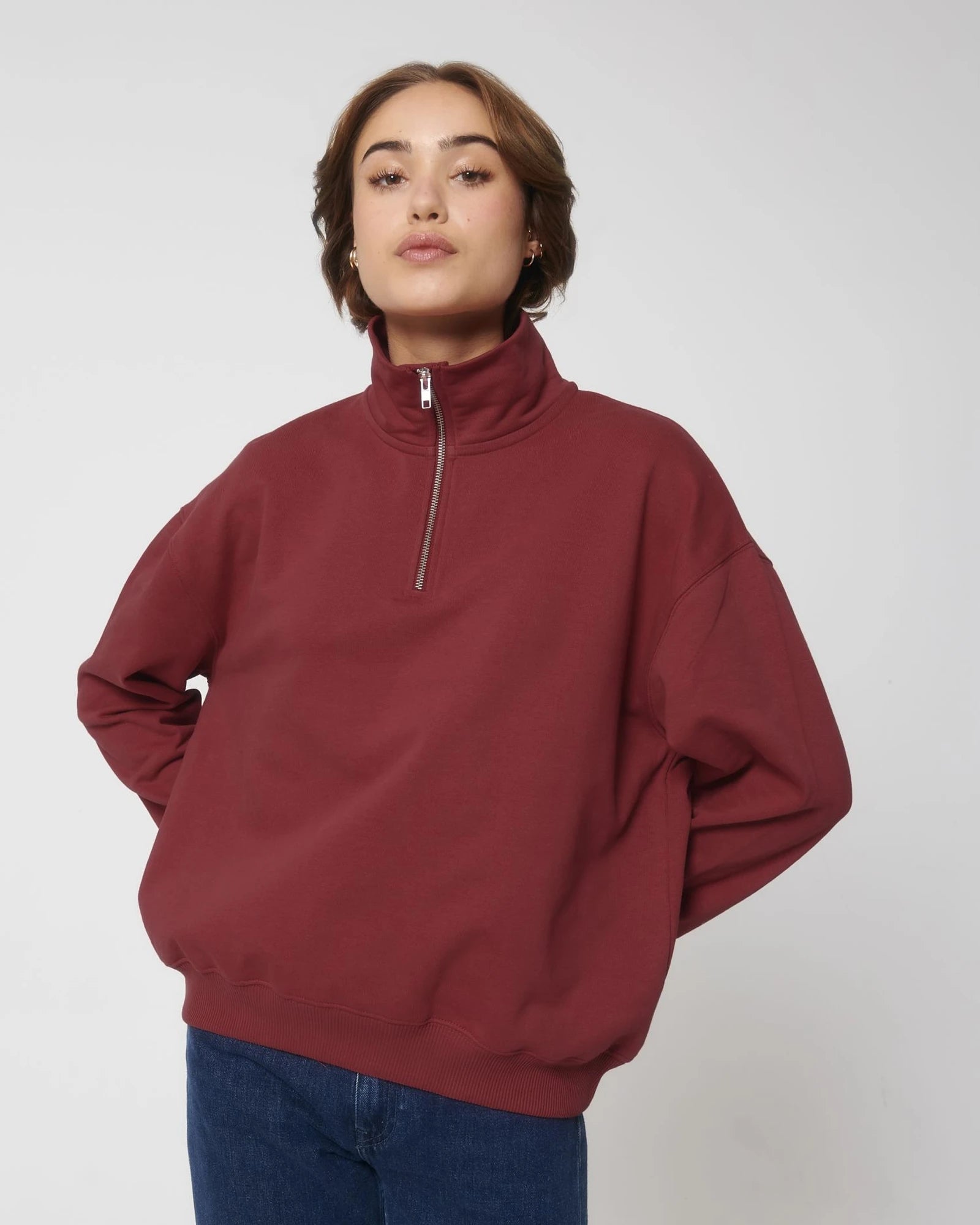 Bluza unisex z bawełny organicznej Stanley/Stella Miller z nadrukiem - 12
