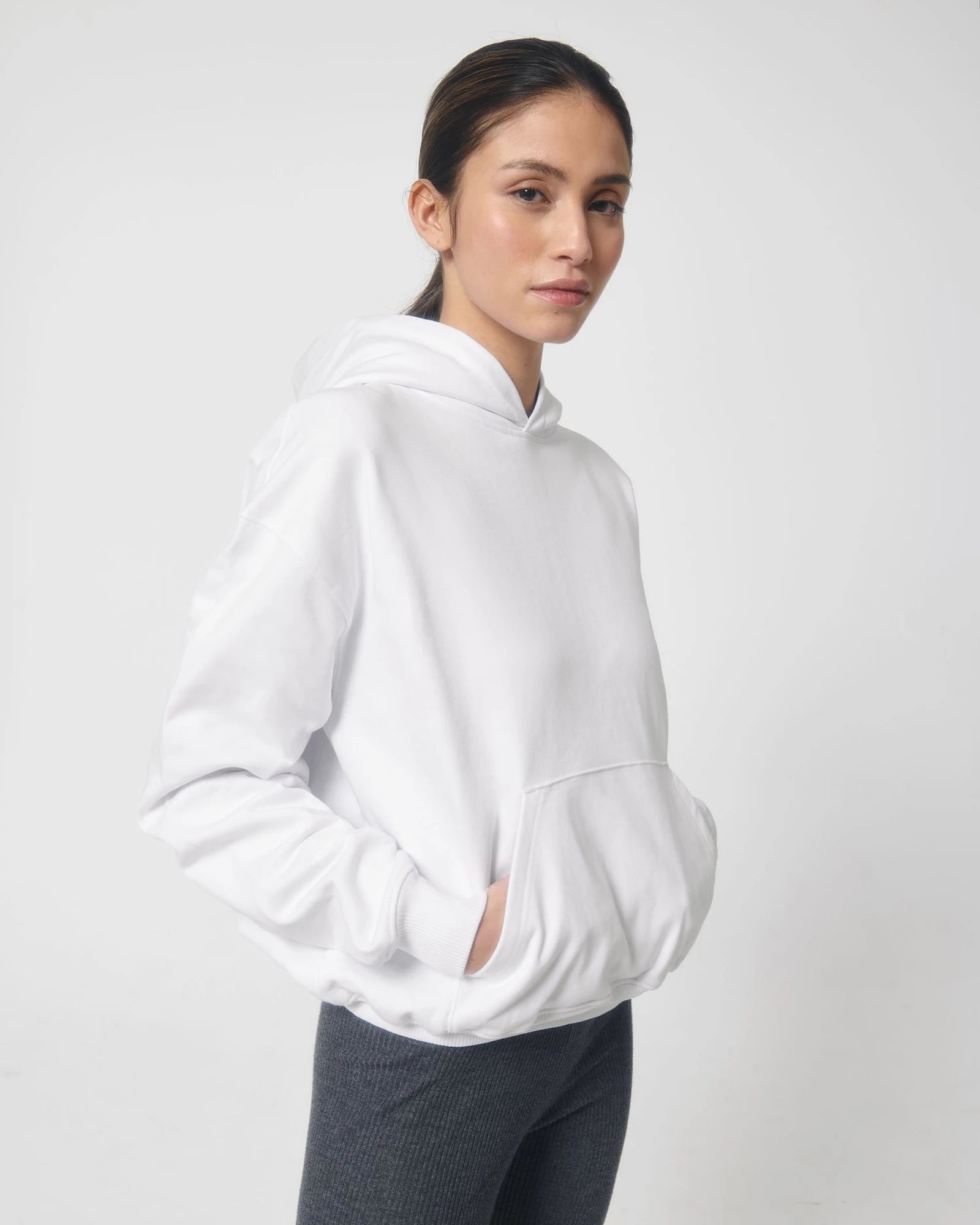 Bluza z kapturem unisex z bawełny organicznej Stanley/Stella Cooper z nadrukiem - 5