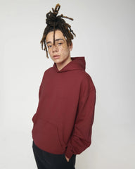 Bluza z kapturem unisex z bawełny organicznej Stanley/Stella Cooper z nadrukiem - Red Earth
