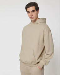 Bluza z kapturem unisex z bawełny organicznej Stanley/Stella Cooper z nadrukiem - Pustynny Pył