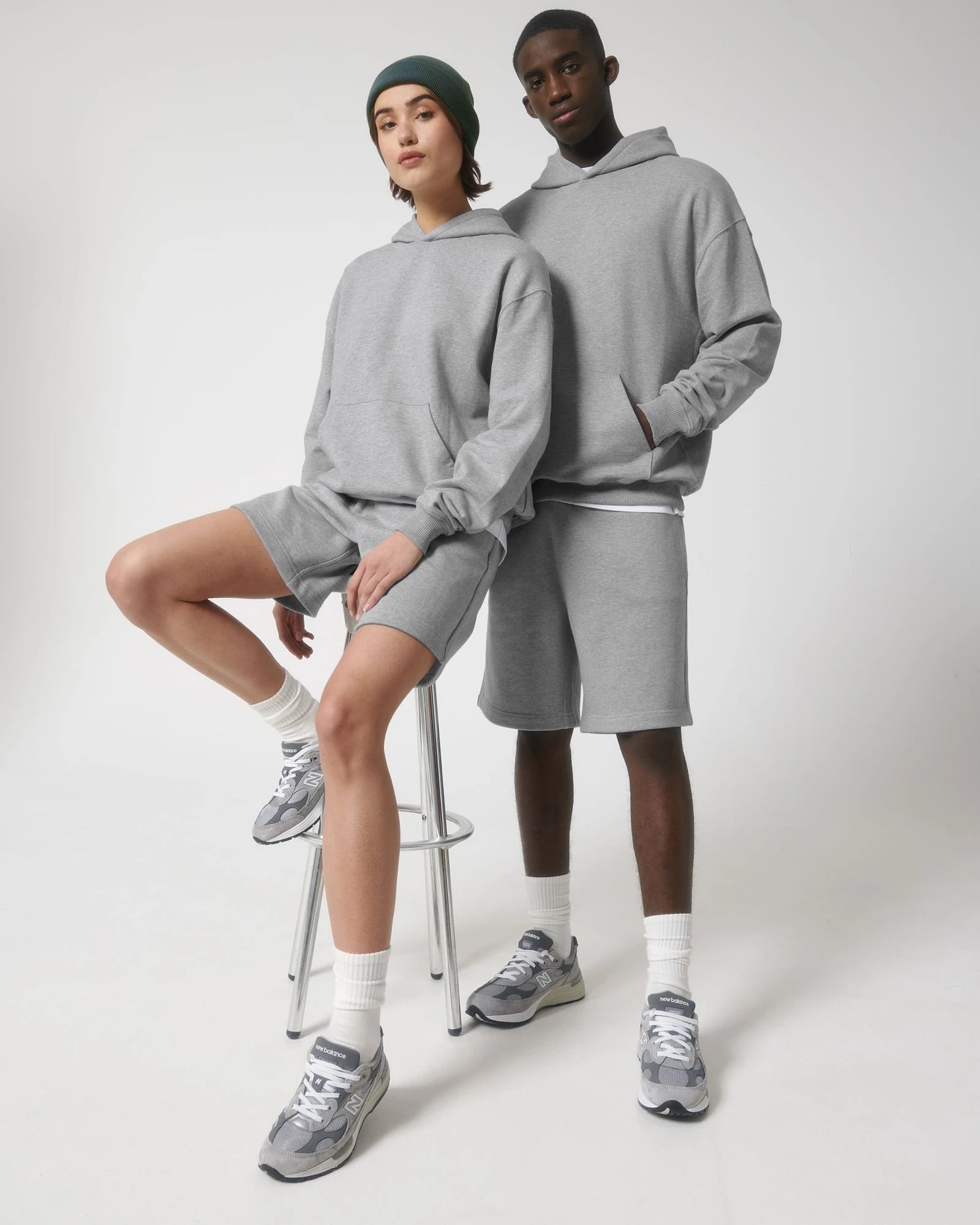 Bluza z kapturem unisex z bawełny organicznej Stanley/Stella Cooper z nadrukiem - 10