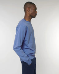 Bluza unisex z bawełny organicznej Stanley/Stella Matcher z nadrukiem - Jasny niebieski
