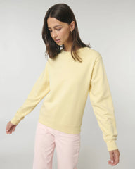 Bluza unisex z bawełny organicznej Stanley/Stella Matcher z nadrukiem - Maślany