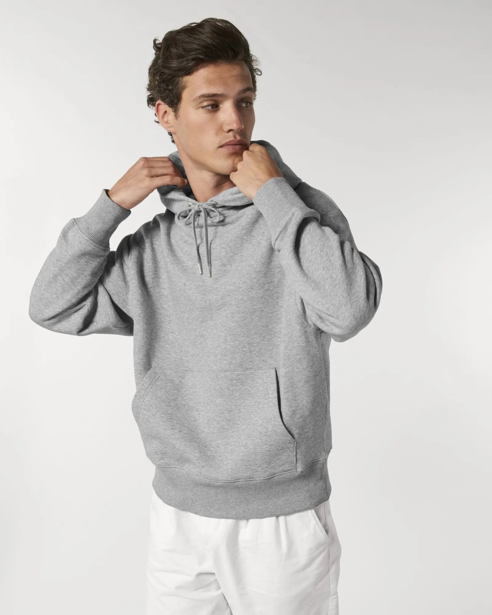 Bluza z kapturem unisex z bawełny organicznej Slammer z nadrukiem - 11