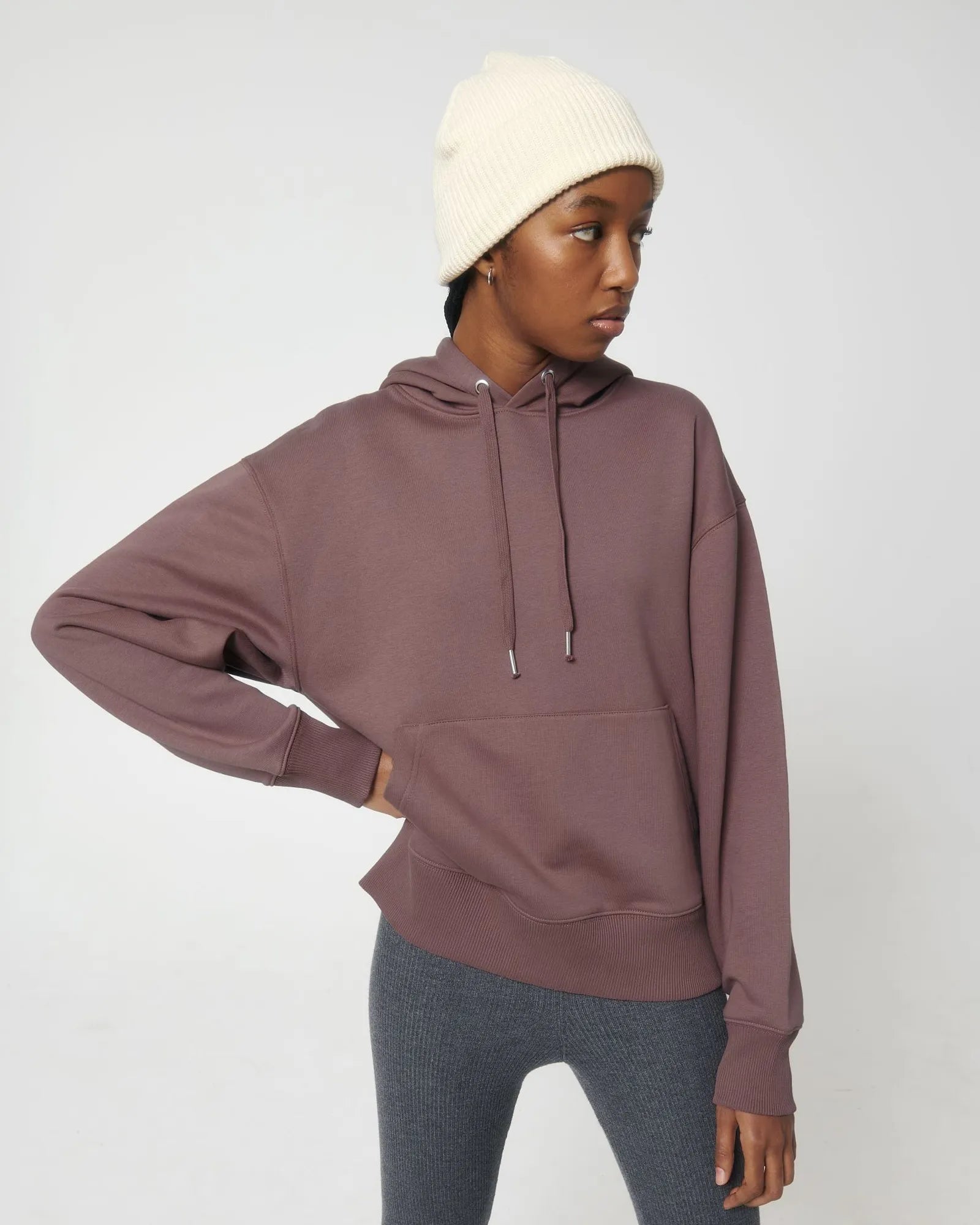 Bluza z kapturem unisex z bawełny organicznej Slammer z nadrukiem - 23