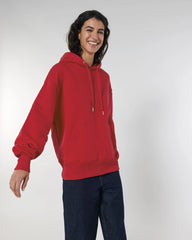 Bluza z kapturem unisex z bawełny organicznej Slammer z nadrukiem - 19