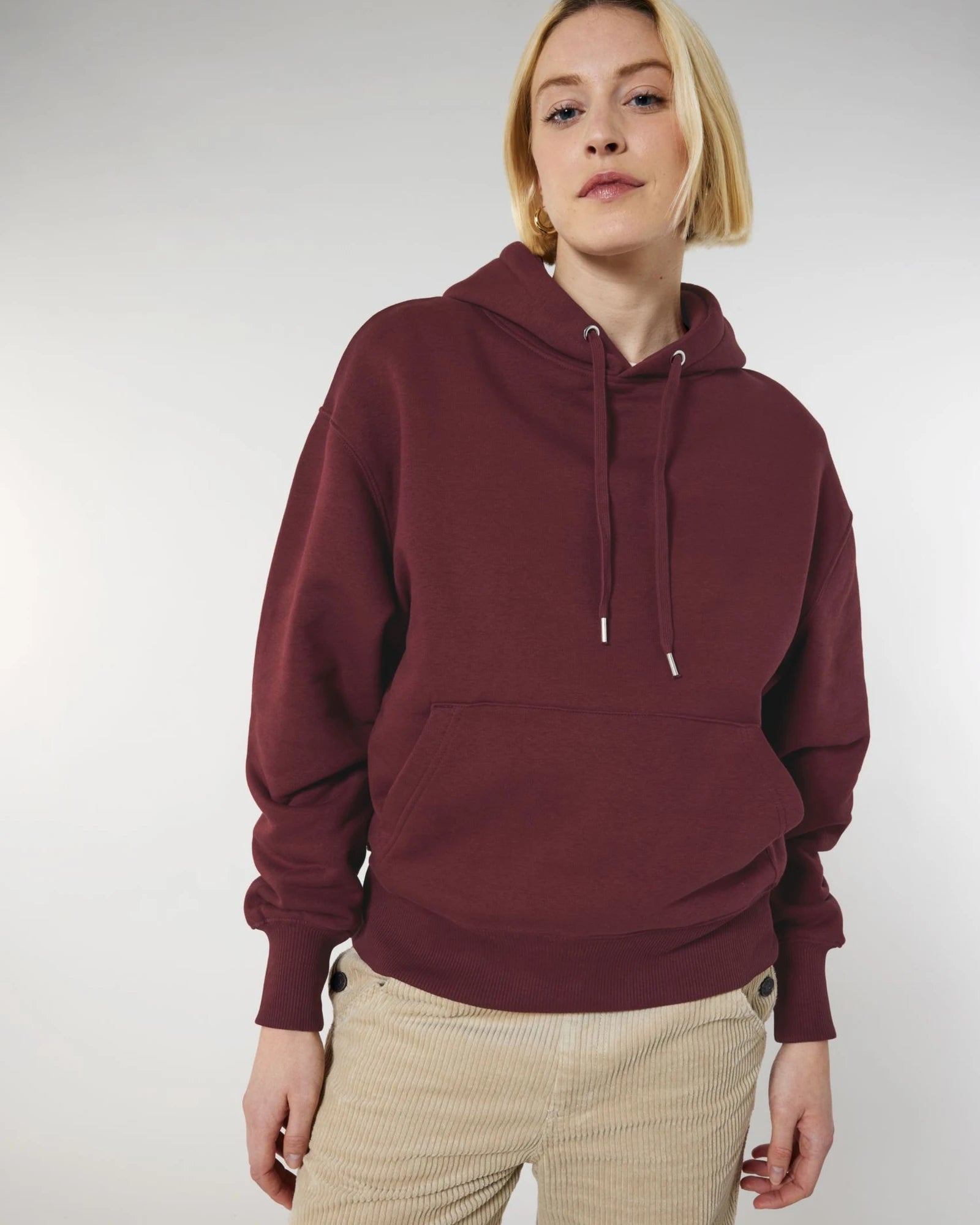 Bluza z kapturem unisex z bawełny organicznej Slammer z nadrukiem - 16