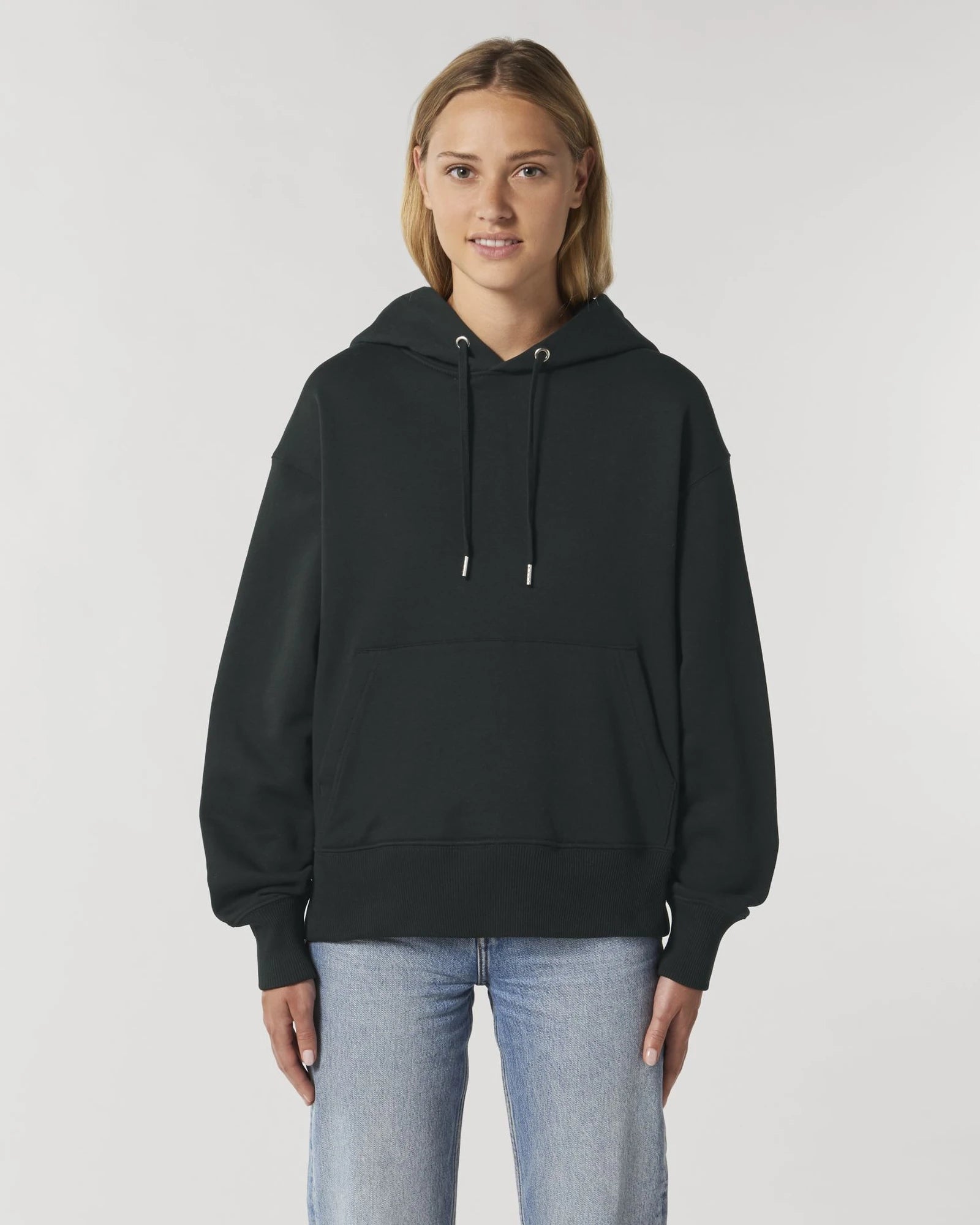 Bluza z kapturem unisex z bawełny organicznej Slammer z nadrukiem - 1