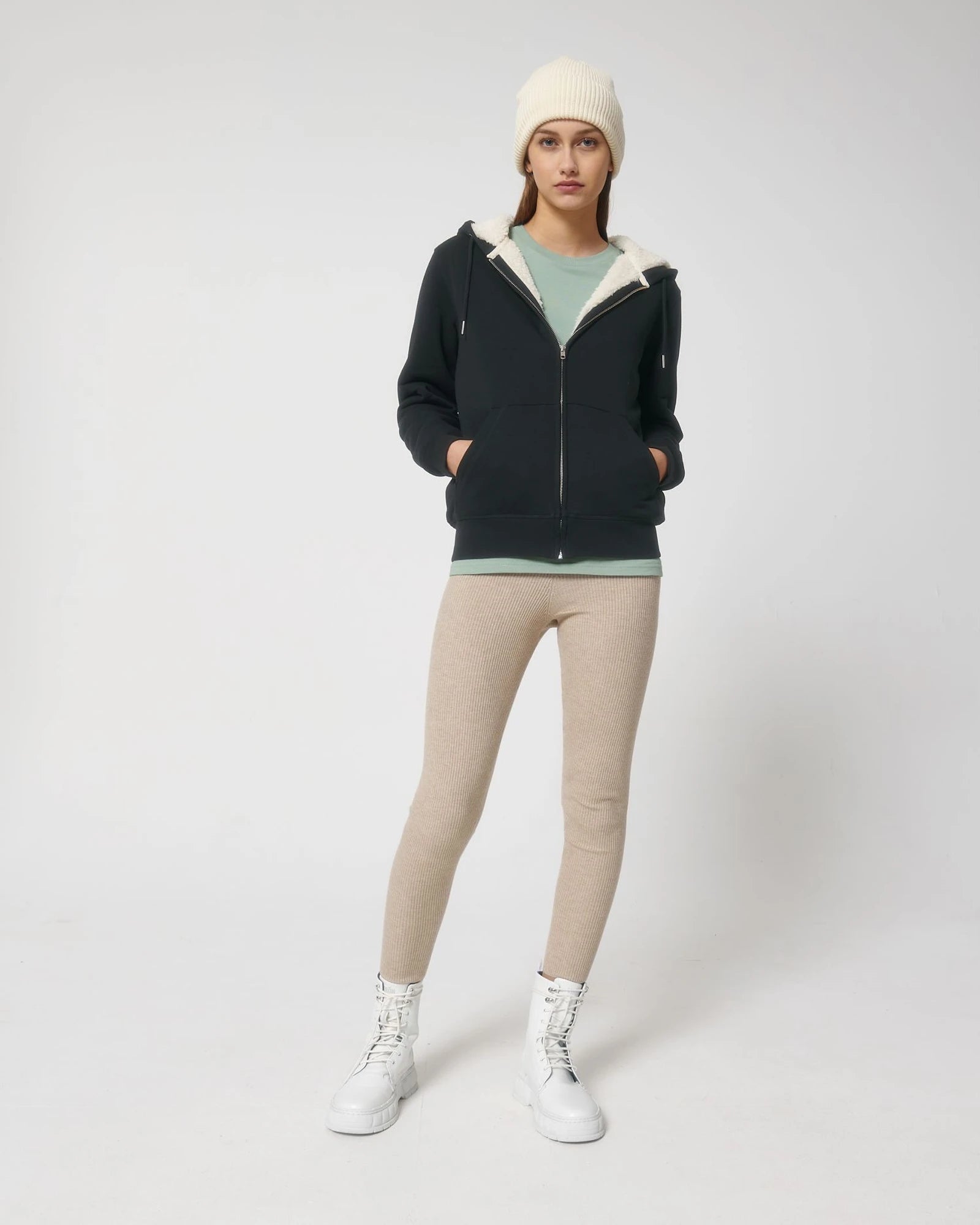 Rozpinana bluza z kapturem unisex Stanley/Stella Hygger z nadrukiem - 2