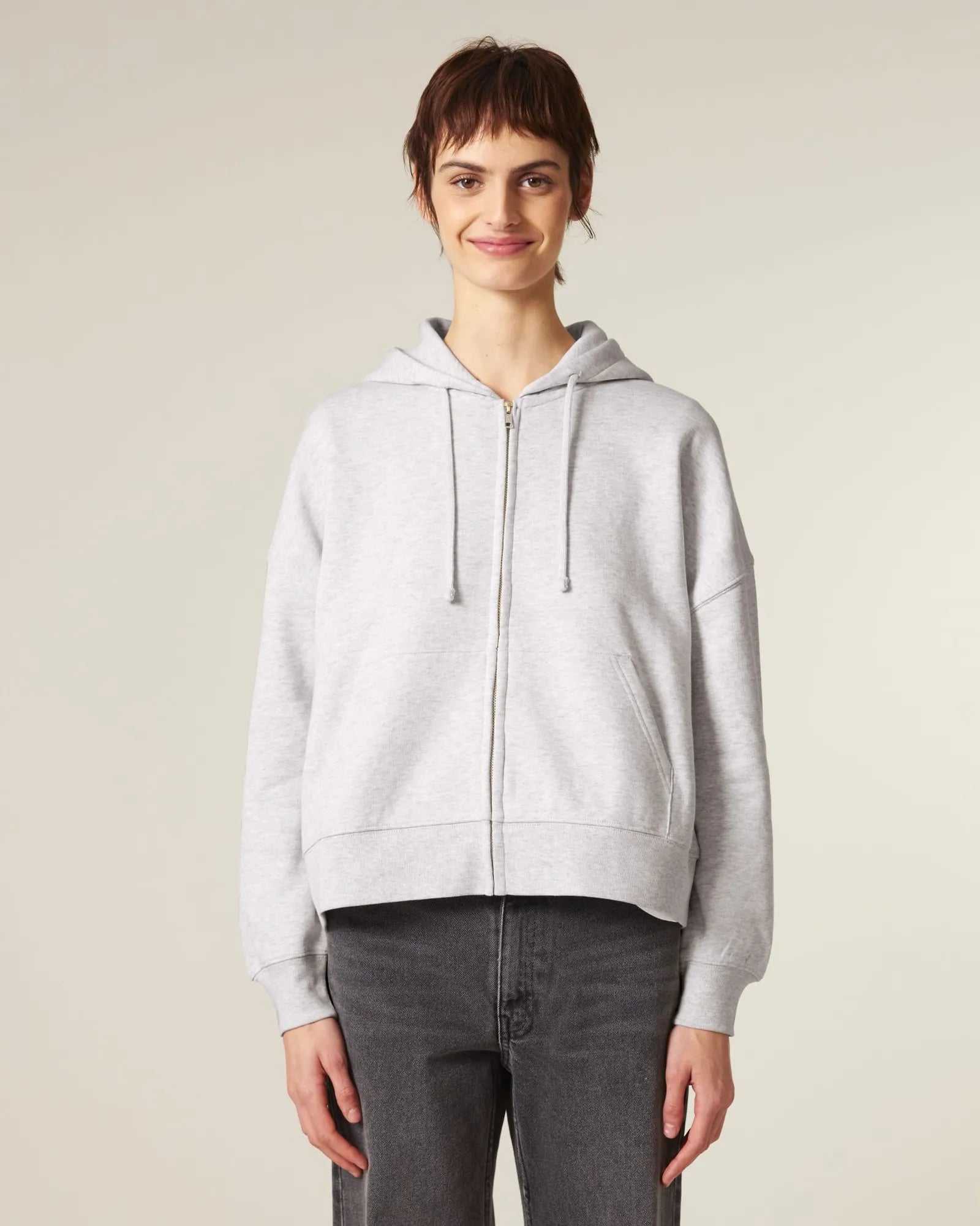 Bluza z kapturem rozpinana z bawełny organicznej Stanley/Stella Ida z nadrukiem - 8