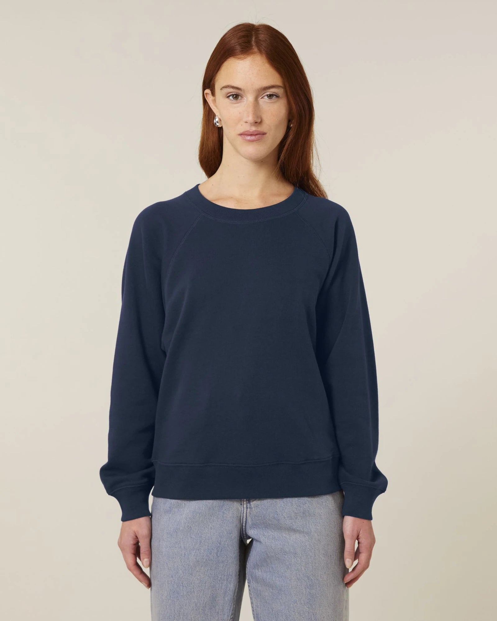 Bluza z okrągłym dekoltem z bawełny organicznej Stella Clara z nadrukiem - 2