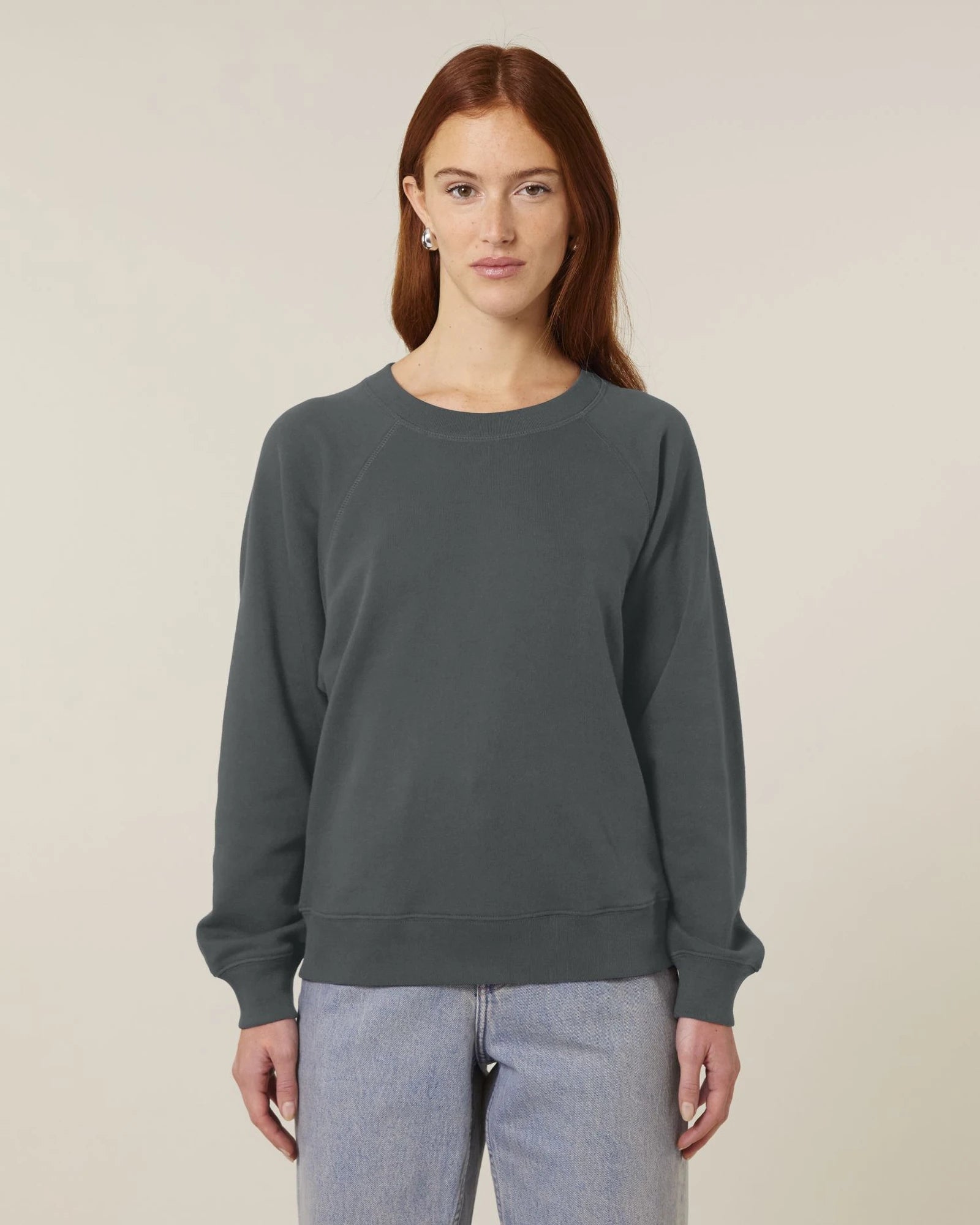 Bluza z okrągłym dekoltem z bawełny organicznej Stella Clara z nadrukiem - 15