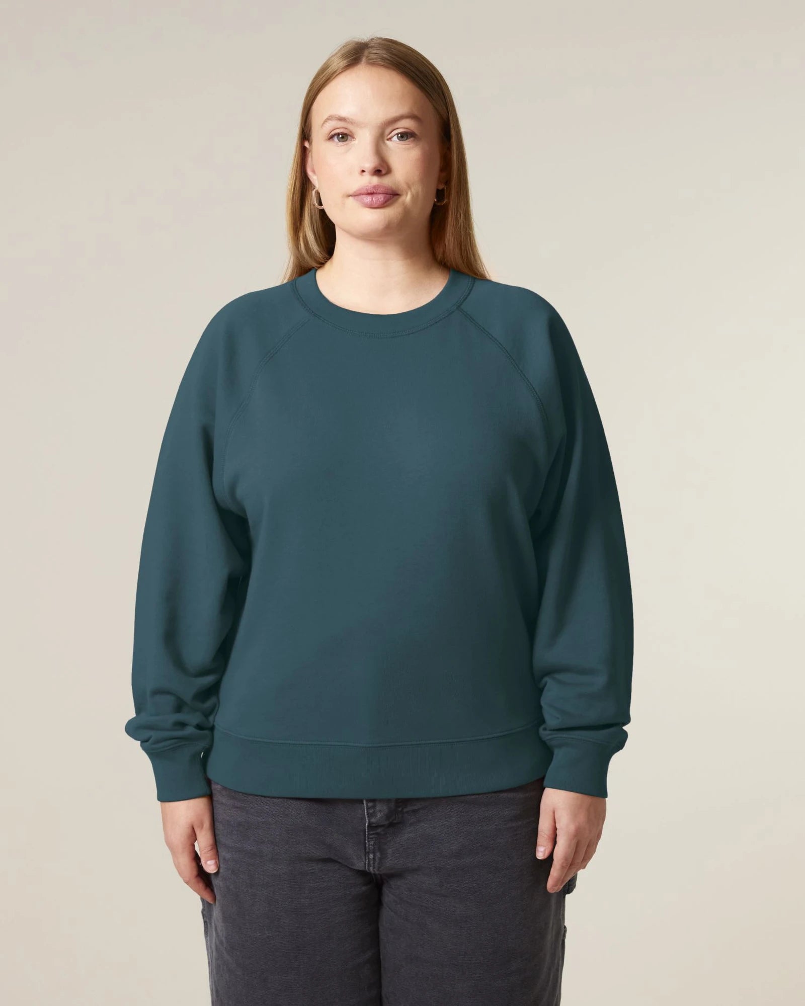 Bluza z okrągłym dekoltem z bawełny organicznej Stella Clara z nadrukiem - 10