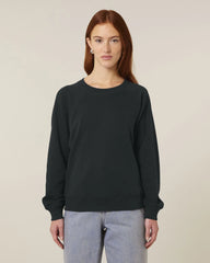 Bluza z okrągłym dekoltem z bawełny organicznej Stella Clara z nadrukiem - 1