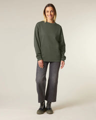 Bluza damska bawełniana Stanley/Stella Paloma z nadrukiem - Khaki