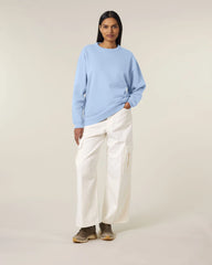 Bluza damska bawełniana Stanley/Stella Paloma z nadrukiem - Blue Soul