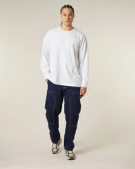 Koszulka unisex z grubej bawełny organicznej Stanley/Stella Freestyler z nadrukiem - Biały