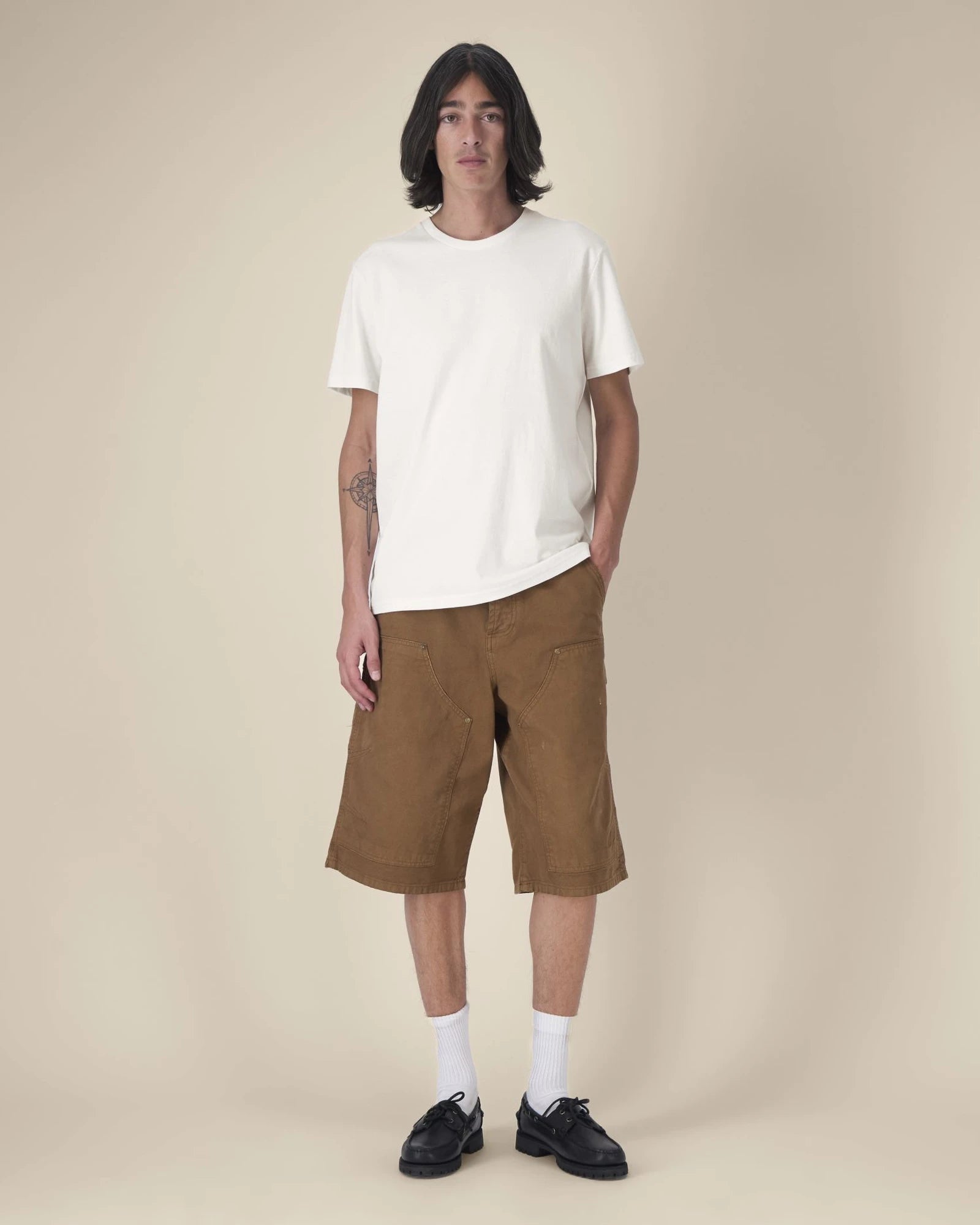 Koszulka unisex z bawełny z recyklingu Stanley/Stella z nadrukiem - Re-Biały