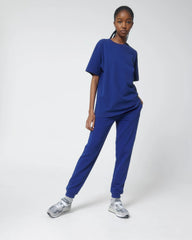 Koszulka unisex z bawełny organicznej Stanley/Stella Freestyler z nadrukiem - Roboczy niebieski