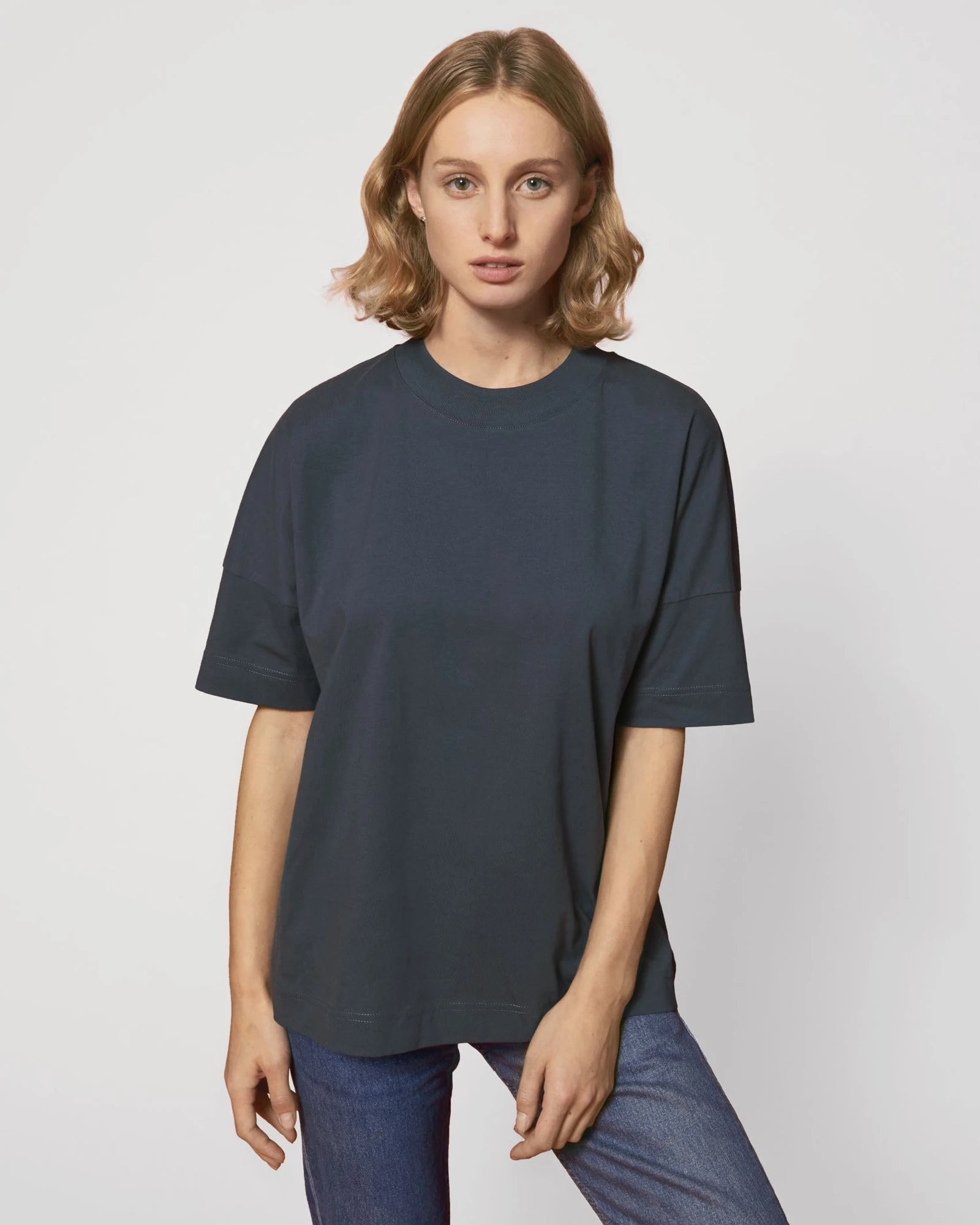 Koszulka oversize z bawełny organicznej Stanley/Stella Blaster z nadrukiem - 16